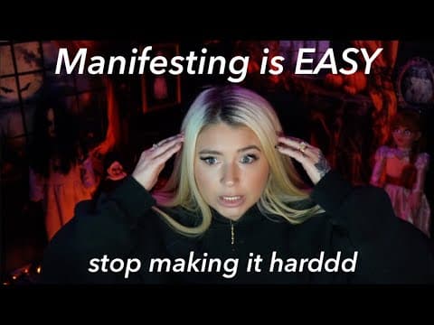 Manifesting anything you want is so easy! Stop making it hard! | law of assumption | manifestation  thumbnail