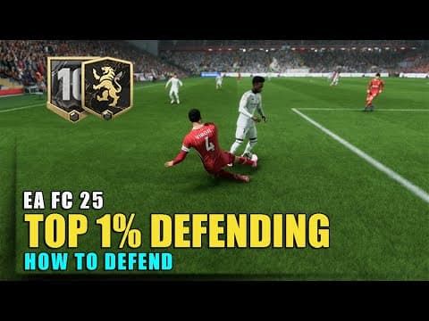 How To Defend Like a Top 1% Player In EAFC 25 No Matter The Meta - An Expert Defending Tutorial. thumbnail