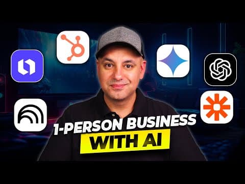 Easiest Way to Start a One-Person Business Using AI thumbnail