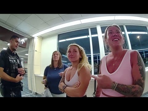 Sisters Attack Airport Employee After Getting Kicked Off Airplane thumbnail