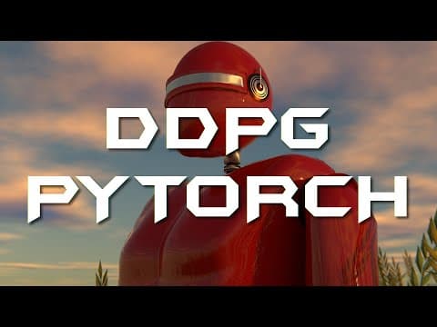 Reinforcement Learning in Continuous Action Spaces | DDPG Tutorial (Pytorch) thumbnail