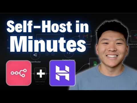 The Cheapest & Easiest Way to Self-Host n8n (Beginner's Guide) thumbnail