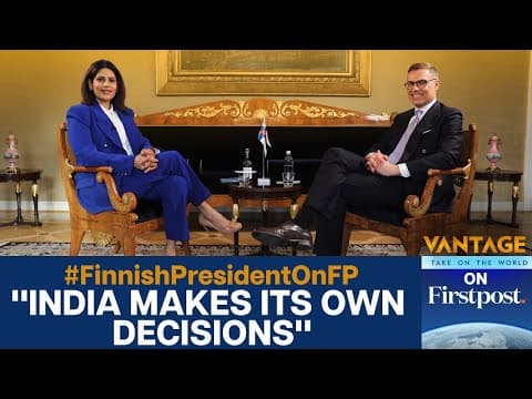 Finland's President on Russian Oil, Ukraine War & India's Role | Vantage with Palki Sharma | N18G thumbnail