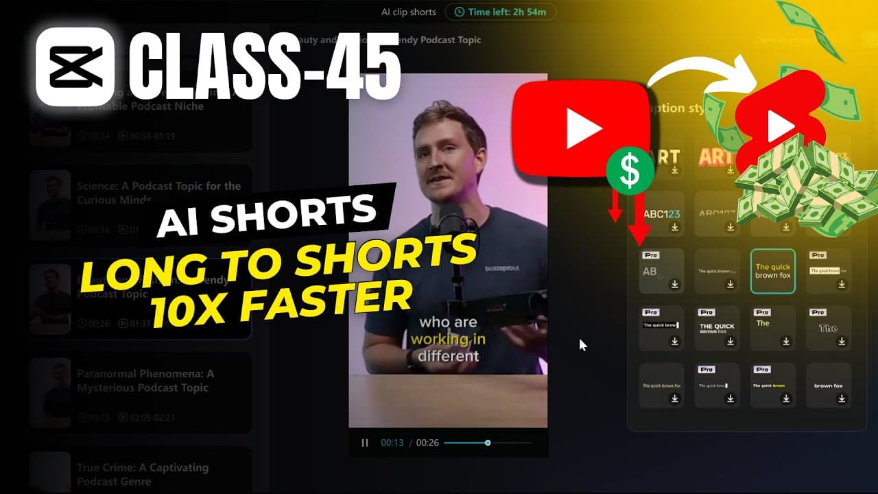 YouTube video player
