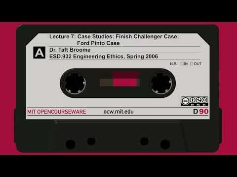 7: Case Studies: Finish Challenger Case; Ford Pinto Case thumbnail