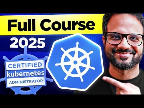 FREE Kubernetes Full Course (Day 0/40) | Certified Kubernetes Administrator (CKA) Tutorial + Roadmap thumbnail