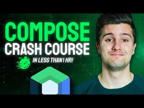 The Jetpack Compose Beginner Crash Course 💻  (Android Studio Tutorial) thumbnail