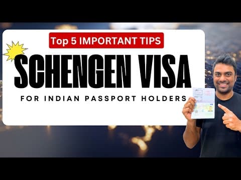 Schengen Visa 2025: 5 Powerful Tips Indians MUST Know for Easy Approval! thumbnail