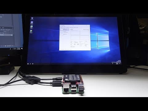 Windows 10 on ARM (WoA) on raspberry pi 3b thumbnail