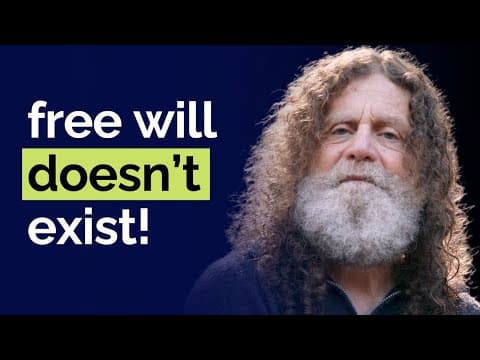 Robert Sapolsky: Free Will is a Lie! Neuroscientist Claims ALL Behavior Is Biologically Determined thumbnail