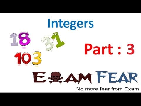 Maths Integers part 3 (Comparing Integers) CBSE Class 6 Mathematics VI thumbnail