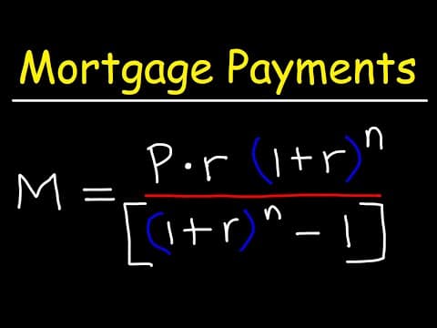 How To Calculate Your Monthly Mortgage Payment Given The Principal, Interest Rate, & Loan Period thumbnail