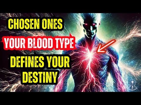 Chosen, Discover the SECRET That Your Blood Type Hides About Your Spiritual Purpose 🩸✨ thumbnail