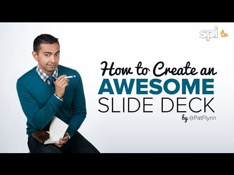 How to Create an Awesome Slide Presentation (for Keynote or Powerpoint) thumbnail