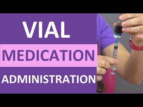 Vial Medication Administration: How to Withdraw Vial Medication Nursing Skill thumbnail