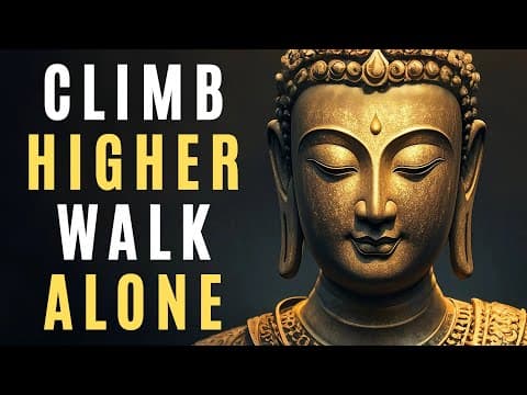 Why Walking Alone Leads to Self-Mastery and Inner Calm | Buddhist Teachings on Solitude thumbnail