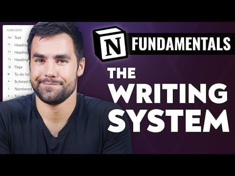Notion Fundamentals - Master Notion's Text Editing Tools thumbnail