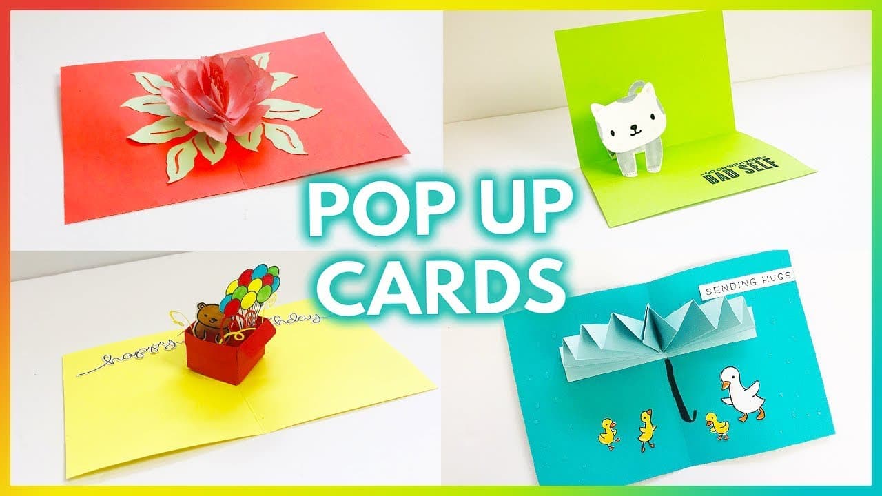 5 Simple and Easy Pop Up Card Tutorials | Glasp