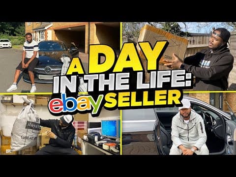 DAY IN A LIFE Of A 7 Figure EBAY Seller (A REALISTIC Work Day) VLOG thumbnail