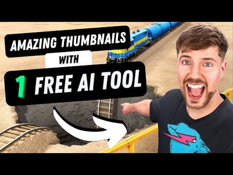 How to Make Amazing Thumbnails With This FREE AI Tool thumbnail