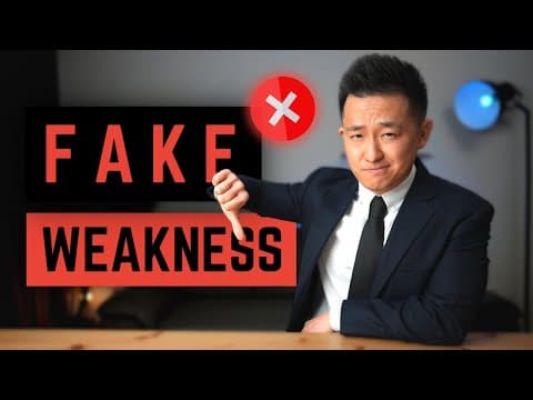 What is Your Biggest Weakness? (Ace this Interview Question!) thumbnail
