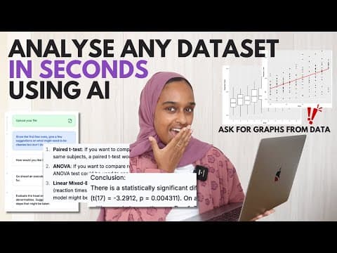 How To Analyse YOUR DATA With Julius AI (No Need For CODE) | Analyse Data Quickly thumbnail