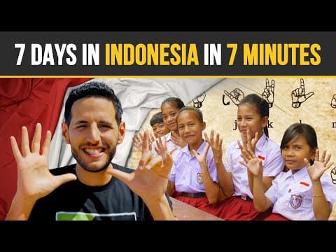 7 Days In Indonesia In 7 Minutes thumbnail