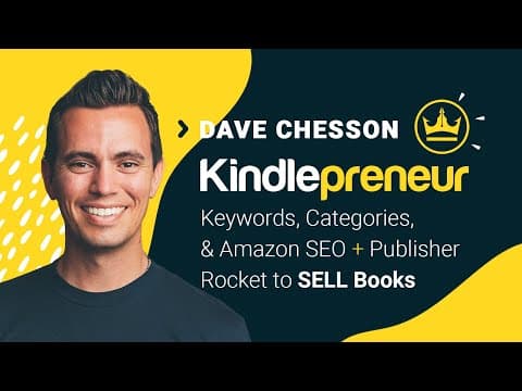 SPS 070: Keywords, Categories, Amazon SEO + Publisher Rocket to SELL Books (Dave Chesson Interview) thumbnail