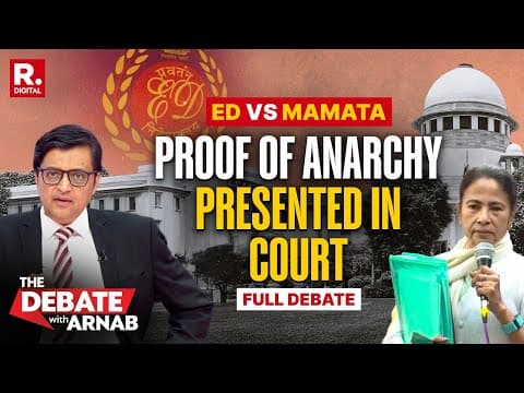Debate With Arnab: SC Says 'Situation Serious,' Pauses FIR Against ED thumbnail