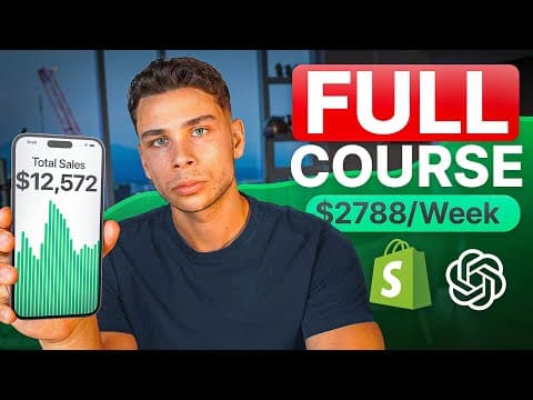 The Last Shopify Dropshipping Guide You'll Ever Watch... thumbnail