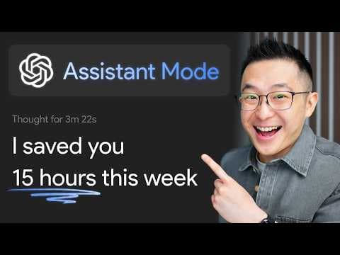 4 ChatGPT Hacks that Cut My Workload in Half thumbnail