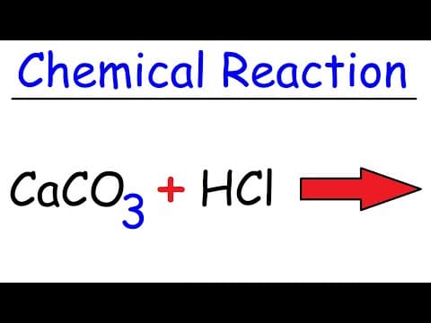 CaCO3 + HCl - Calcium Carbonate + Hydrochloric Acid thumbnail