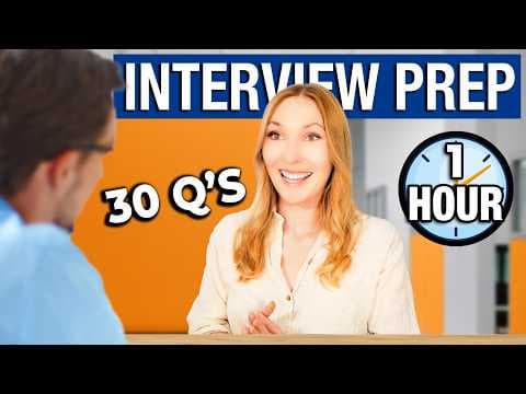 Top 30 Job Interview Questions and Answers thumbnail