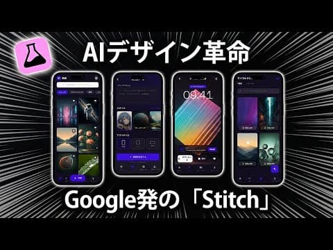 Google StitchでアプリUIを作る方法 thumbnail