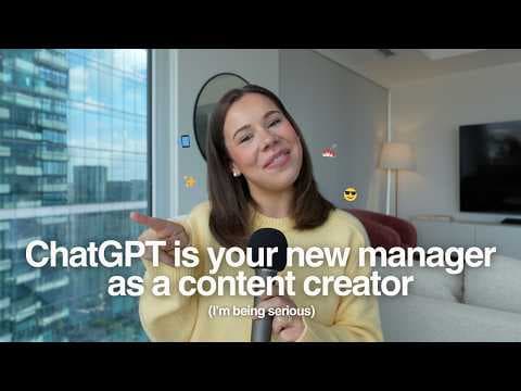 Influencers are gate-keeping using AI & ChatGPT to grow on social media in 2025 & here's how.. thumbnail