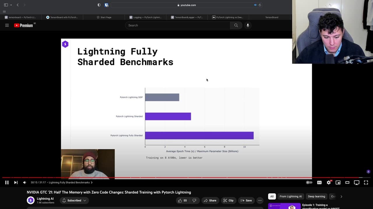 YouTube video player
