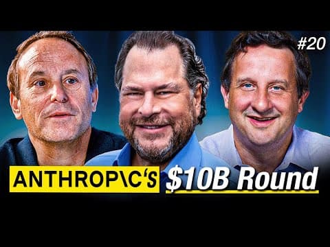 Anthropic's $10B Round, Klarna's IPO, Inside a16z's 72 Deal Seed Investment Machine ft. Marc Benioff thumbnail