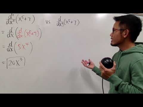 How to Differentiate a Function Twice Using Notation thumbnail