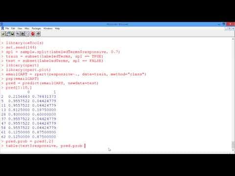 5.4.7 R5. Predictive Coding - Video 6: Evaluating the Model thumbnail
