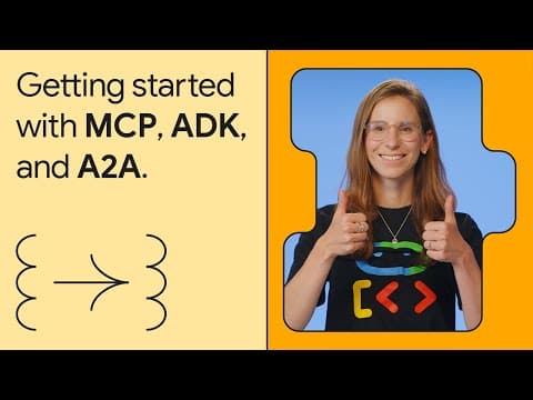 How to build an AI agent with MCP, ADK, and A2A on Google Cloud thumbnail