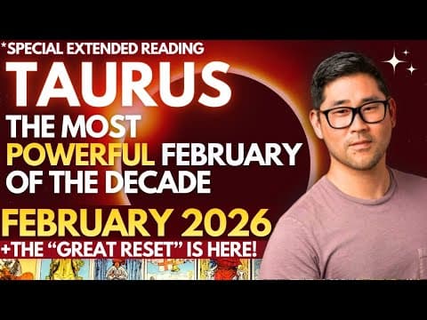 Taurus February 2026 - THE MOST UNBELIEVABLE, RAREST SPREAD I NEVER THOUGHT WAS POSSIBLE 😳 thumbnail