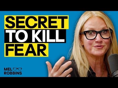 The Secret to Stopping Fear and Anxiety (That Actually Works) | Mel Robbins thumbnail