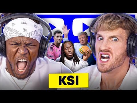 KSI FREAKS OUT Over ‘Thick Of It’ Memes, Trump & Kai Cenat Collab, Logan Paul VS. Messi! - 432 thumbnail