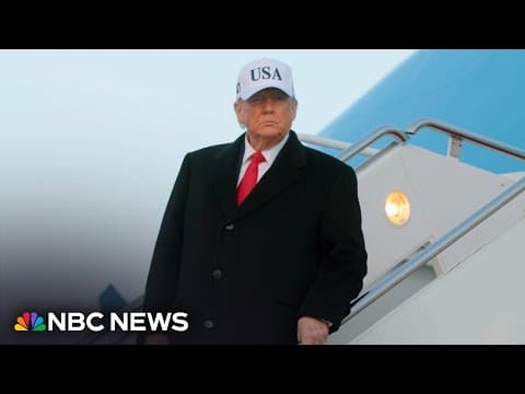 Trump renews vow to annex Greenland as Pentagon readies plans on Iran thumbnail