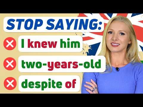 How to Fix Five Common English Grammar Mistakes thumbnail