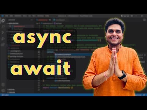 async await | Namaste JavaScript - Season 02 - Ep 04 thumbnail