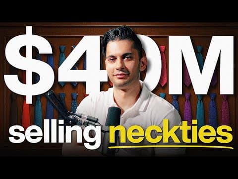 How Did Fameez Haroon Build a $40 Million Necktie Brand? thumbnail
