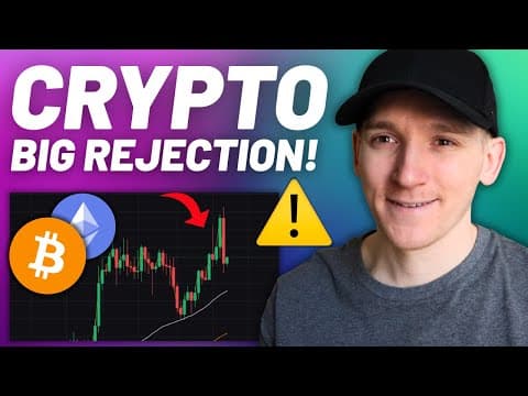 CRYPTO ALERT: DON'T BE FOOLED BY THIS DIP!! thumbnail