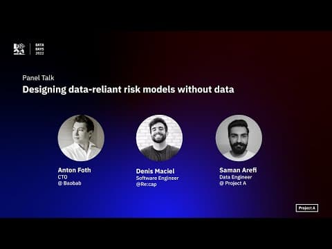Designing data-reliant risk models without data | Data Days 2022 thumbnail