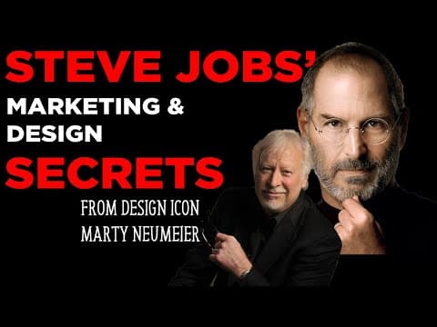 Steve Jobs' design & marketing secrets (you've never heard!!) feat. Design Icon Marty Neumeier thumbnail